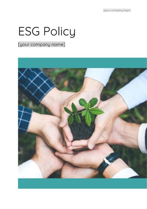 ESG Policy Template